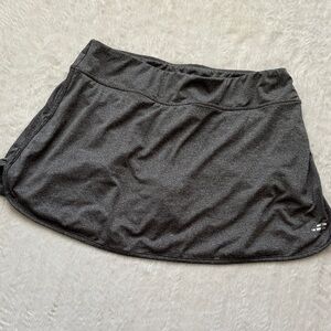 Women's Gray Athletic Skort with shorts